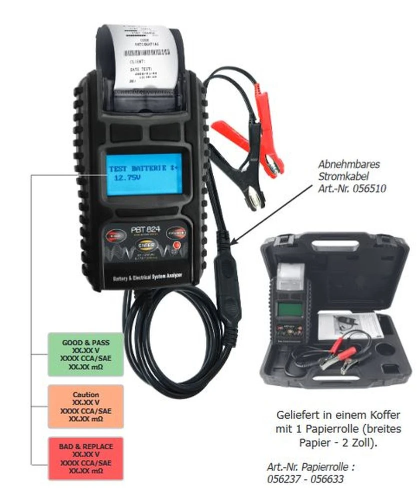 GYS BATTERIETESTER PBT824 -Start / Stopp - 025738 4 GYS BATTERIETESTER PBT824 -Start / Stopp - 025738 – Bild 2