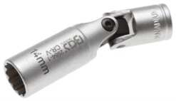 BGS Zündkerzen-Gelenkeinsatz Zwölfkant | 10 Mm (3/8") | SW 14 Mm – 2984-1