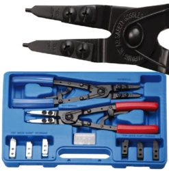 BGS Sprengringzangen-Satz | Auswechselbare Spitzen | 10-tlg. – 453