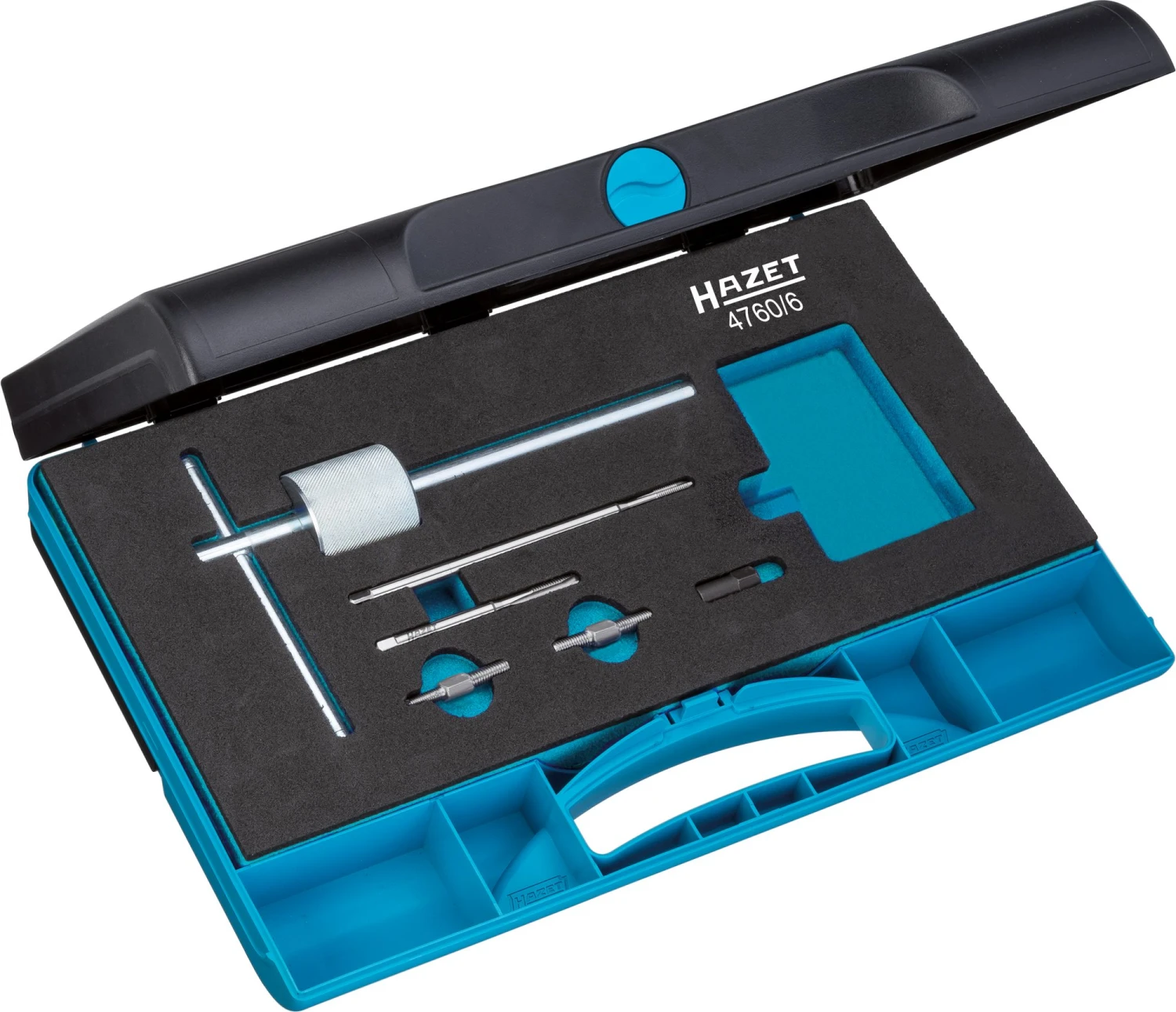 HAZET Glühkerzen-Auszieher Satz 6-teilig 4760/6 4 HAZET Glühkerzen-Auszieher Satz 6-teilig 4760/6 – Bild 2