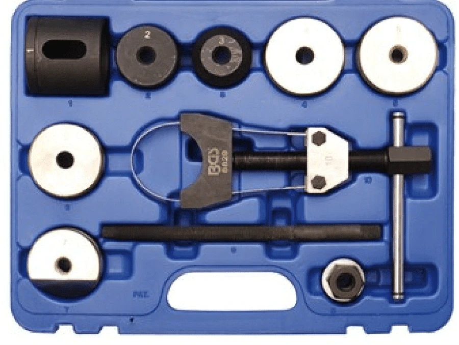 BGS Längslenkerbuchsen-Werkzeug-Satz | Für BMW Hinterachse | 10-tlg. – 8829 4 BGS Längslenkerbuchsen-Werkzeug-Satz | Für BMW Hinterachse | 10-tlg. – 8829 – Bild 2