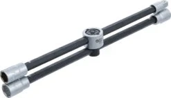 BGS Rad-Kreuzschlüssel Mit Gelenk | Für PKW | Vierkant | SW 17 X 19 X 21 X 12,5 Mm (1/2") – 1456 -Nilfisks Geschaft bgs 1456 003