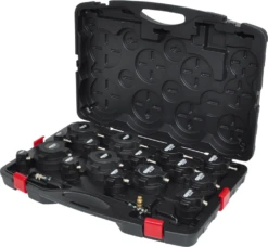 KS Tools Turbolader-Ladeluft-System-Prüfkoffer-Satz, 17-tlg. - 150.2520