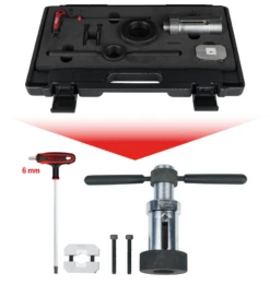 KS Tools Stoßdämpfer-Montagehilfe-Satz Für Stoßdämpfer Mit Zuganschlagfeder, 7-tlg. - 150.9545 -Nilfisks Geschaft kstools 150 9545 001