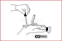 KS Tools Refraktometer - Optisches Prüfgerät Für Batterieflüssigkeit, Frostschutzmittel Und AdBlue®-Zusätze - 550.1285 -Nilfisks Geschaft kstools 550 1285 008